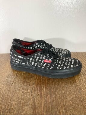 Vans House of Terror x The Shining Graphic Sneaker Women’s Size 6 Black